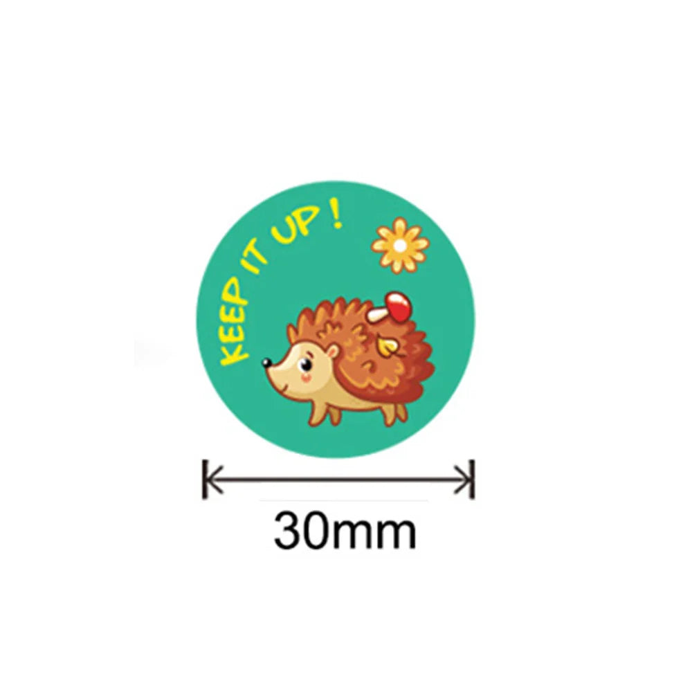 100-300pcs Animal Cartoon Stickers For Kids School Teacher Reward Stickers Classic Kids Toy Cute Stationery Supplies Label ﻿ (ONLINE ORDER ONLY)
