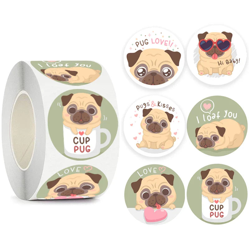100-500pcs Lovely Animal Stickers Sealing Labels Reward Sticker For School Teacher Kids Stationery Sticker Gift Decor (ONLINE ORDER ONLY)