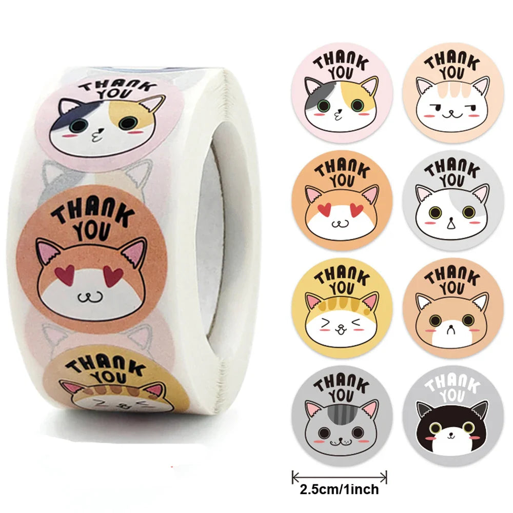 100-500pcs Reward Stickers Cute Cartoon Animal Cake Bread Labels for Children Bakery Gift Toy Scrapbooks Game Teacher Encourage (ONLINE ORDER ONLY)