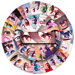 Anime Eyes Stickers 10/30/50PCS for Phone Laptop Luggage Skateboard Decals (Online Order Only)