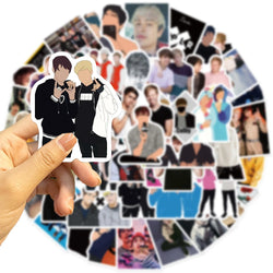 50pcs Sam and Colby Graffiti Stickers For Suitcase Skateboard Laptop Luggage Phone Car Styling DIY Sticker Decals (ONLINE ORDER ONLY)