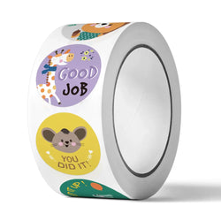 100-500pcs Animals Stickers Reward Stickers for Kids School Reward Students Teachers Cute Decoration Gift Box Sticker Label (ONLINE ORDER ONLY)