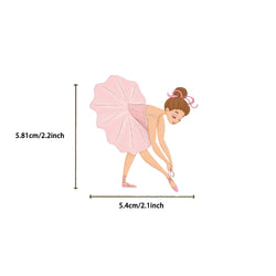 50pcs Cute Pink Ballet Dance Girls Stickers DIY Decoration For Laptop Notebook Suitcase Laptop Phone Sticker Toy Art Decals ﻿ (ONLINE ORDER ONLY)