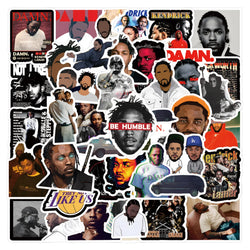 Kendrick Lamar Graffiti Stickers for Phone, Laptop, Guitar, Luggage, Skateboard - 10/30/55PCS (ONLINE ORDER ONLY)