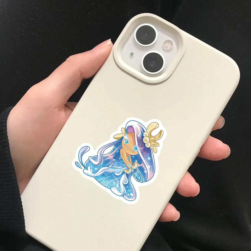 50PCS Cookie Run Kingdom Stickers Toys Skateboard Guitar Computer Refrigerator Desk Cartoon Cute Creative Graffiti Sticker (ONLINE ORDER ONLY)