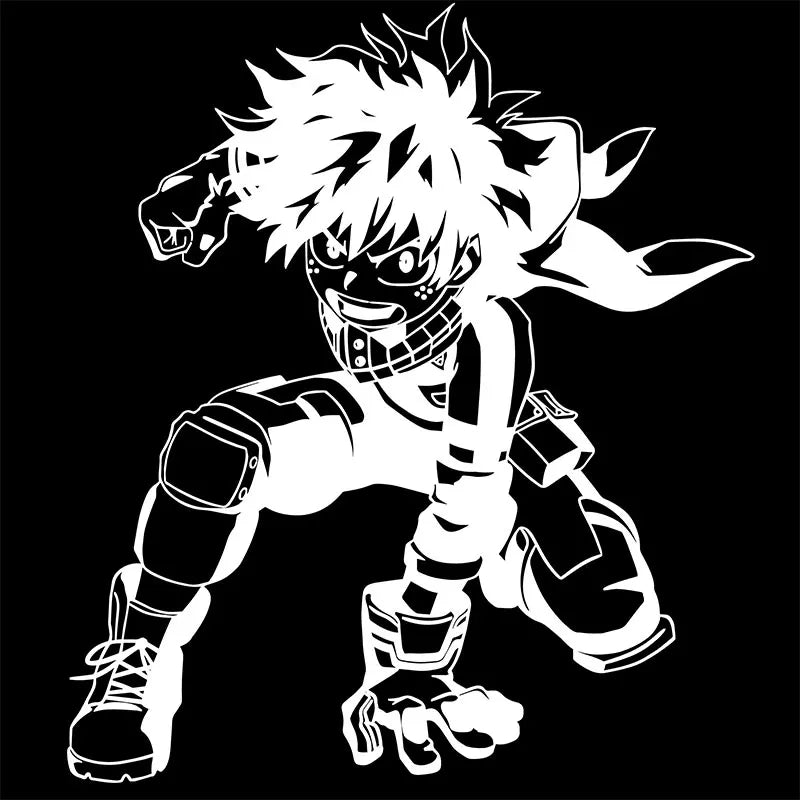 Large Anime Car Sticker Exterior Accessories Bodywork Styling Hood Decoration Automobile Parts Die Cutting PVC Vinyl Decals (ONLINE ORDER ONLY)