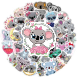 10/50Pcs Kawaii Koala Bear PVC Waterproof Stickers Scrapbooking Diy Luggage Cup Sticker Stationery Supplies 2022 (ONLINE ORDER ONLY)