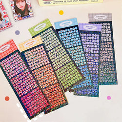 Laser Bling Alphabet Stickers 4-Pack for Scrapbooking & Photo Albums (ONLINE ORDER ONLY)