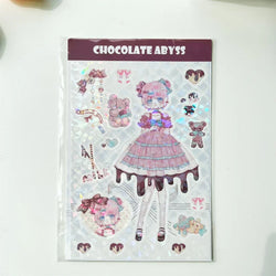 Ins Cute Angel Princess Baseball Girl Sticker Scrapbooking DIY Album Decoration Sticker Aesthetic Personalized Kawaii Stationery (ONLINE ORDER ONLY)