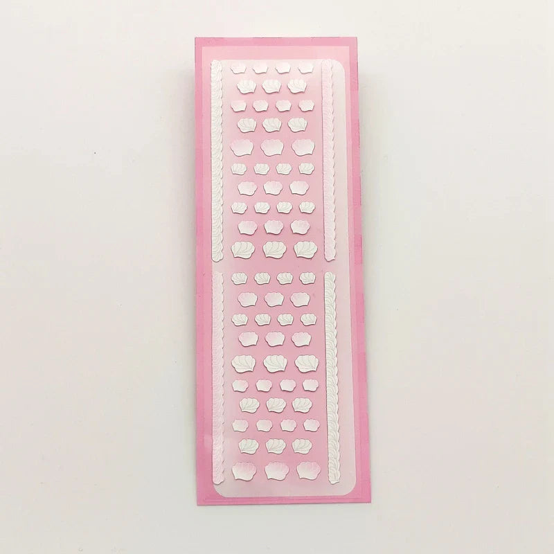 Korean Ins Girls Bow Lace Series Sticker Hand Account Idol Card DIY Album Decoration Scrapbooking Stickers Kawaii Stationery (ONLINE ORDER ONLY)