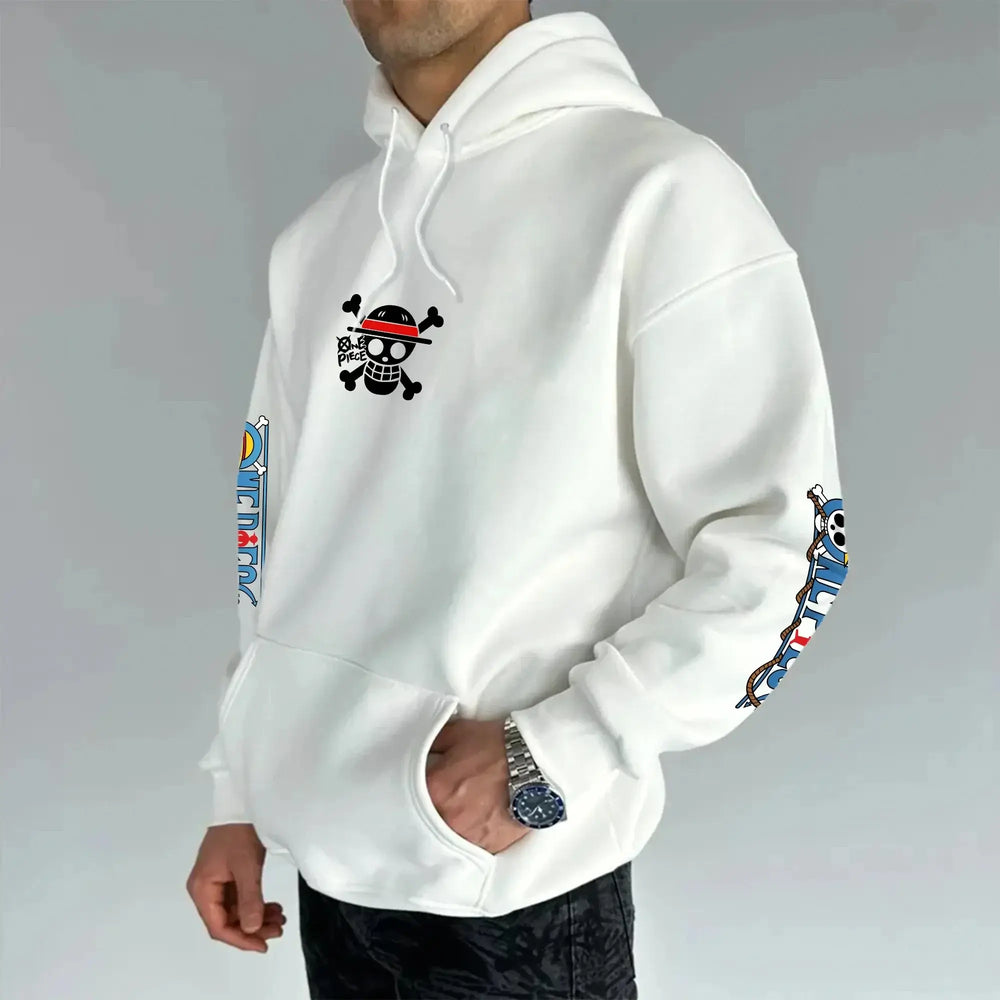 One Piece Luffy Gear 5 Nika Black Hoodie Streetwear (ONLINE ORDER ONLY)