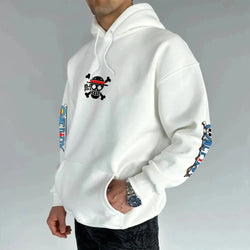 One Piece Luffy Gear 5 Nika Black Hoodie Streetwear (ONLINE ORDER ONLY)