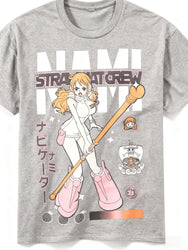 Nami Egghead Island T-Shirt: MINISO Retro Y2K Cotton Tee (ONLINE ORDER ONLY)
