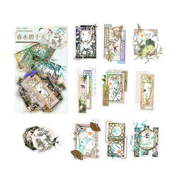 Mr.Paper 20 Sheets PET Sticker Pack - 3D Gold Chinese Style Collage Material (Online Order Only)