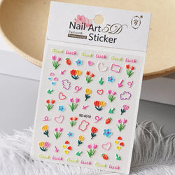 1Pc Summer Nail Art Sticker Lemon Nail Decal Nail Art Supplies Cute Fruit Strawberry Cherry Watermelon Avocado Lemon Nail Design (ONLINE ORDER ONLY)