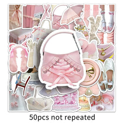 Ballet Cartoon Stickers for Kids - Phone, Laptop, Luggage, Skateboard Decals (10/30/50PCS) (Online Order Only)