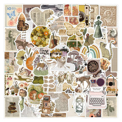Vintage Cartoon Cute Stickers Pack for Laptop, Fridge, Phone, Suitcase, Car, Stationery, Kids Toys (ONLINE ORDER ONLY)