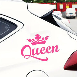 CROWN QUEEN Car Stickers, Fashion Waterproof Vinyl Decal Auto Sticker Car Styling Decoration Accessories (ONLINE ORDER ONLY)