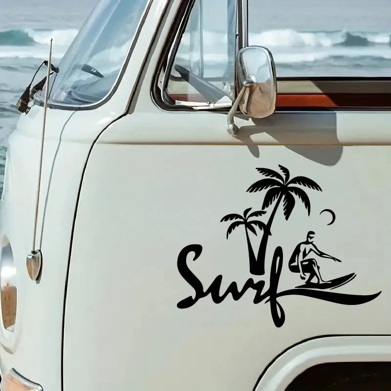 "SURF"Stickers, Add a Touch of Summer Magic to Your Car with Stylish Car Accessories in this summer. (ONLINE ORDER ONLY)