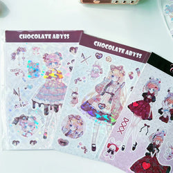 Ins Cute Angel Princess Baseball Girl Sticker Scrapbooking DIY Album Decoration Sticker Aesthetic Personalized Kawaii Stationery (ONLINE ORDER ONLY)