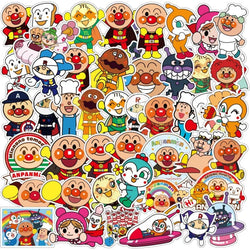 55pcs Anpanman Cartoon Stickers for Suitcase, Water Cup, Phone, Laptop, Car, Scooter, Refrigerator (ONLINE ORDER ONLY)