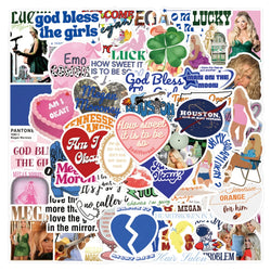 Megan Moroney Stickers Pack - Country Singer Fan Decals for Laptop, Guitar, Skateboard, Cup (ONLINE ORDER ONLY)