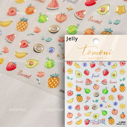 Colorful Swimsuit Bikini Fresh String Bag Vegetables Fruits Summer Beach Underwear Sunscreen Nail Art Stickers Manicure Decals (ONLINE ORDER ONLY)