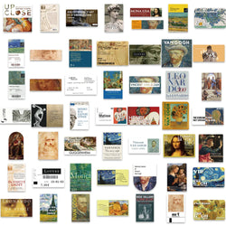 40/50Pcs Van Gogh Artist Oil Painting Style Art Pattern Sticker for Laptop Phone Guitar Suitcase Notebook Motorcycle Car Sticker (ONLINE ORDER ONLY)
