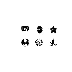 Cartoon Blank Button Car Sticker And Truck Vehicle White Blank Buttons The Car Interior  Decoration Die Cutting  Vinyl Decals (ONLINE ORDER ONLY)