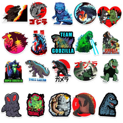 50pcs Godzilla Monster Graffiti Sticker Car Mobile Phone Water Cup Decoration Waterproof Sticker (Online Order Only)