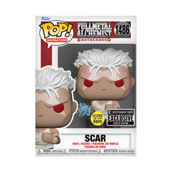 Pop! Animation: Fullmetal Alchemist - Scar (Glow in the Dark) Entertainment Earth Exclusive (ONLINE ORDER ONLY)