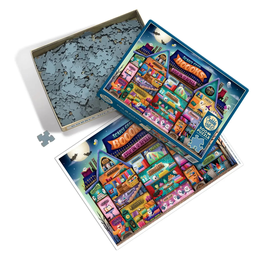 Scary Good Books 500 Piece Jigsaw Puzzle Cobble Hill (ONLINE ORDER ONLY)