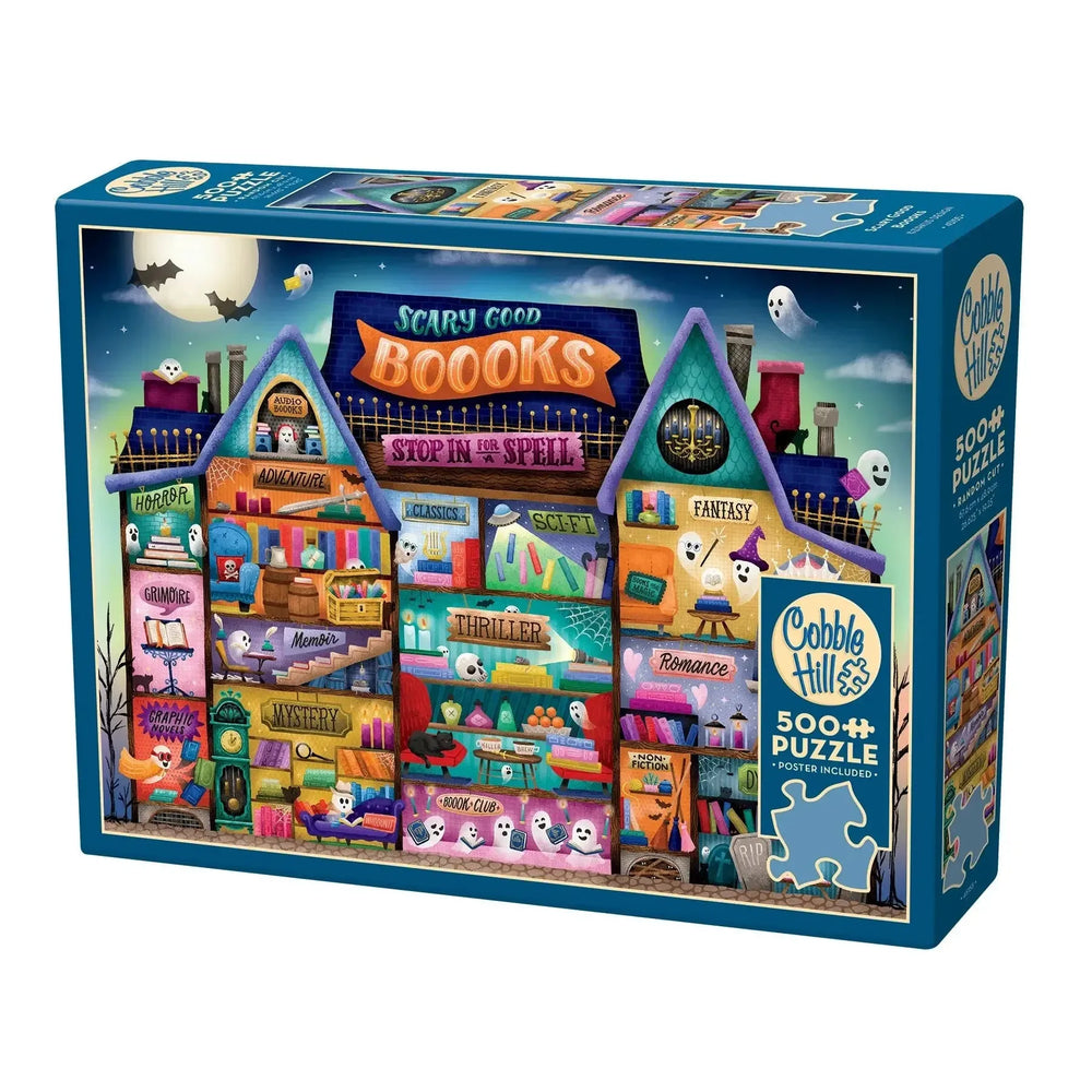 Scary Good Books 500 Piece Jigsaw Puzzle Cobble Hill (ONLINE ORDER ONLY)
