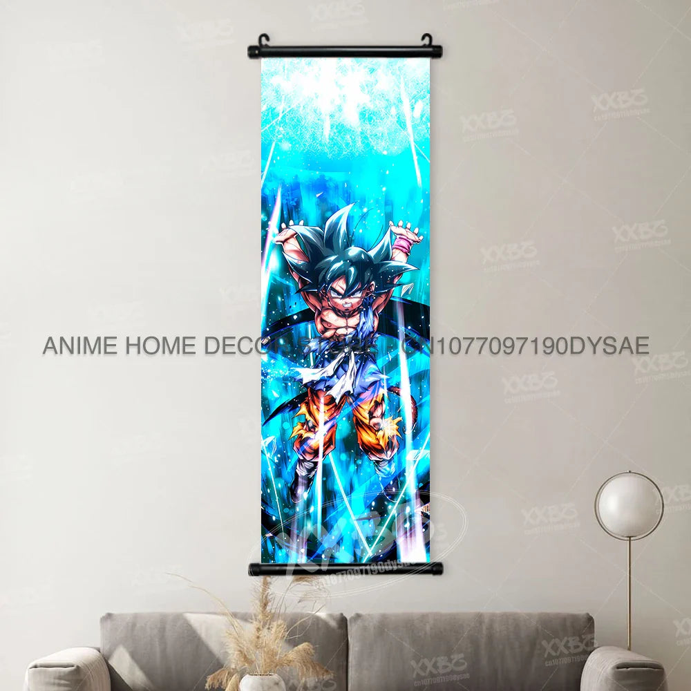 Dragon Ball Posters: Goku & Vegeta Anime Wall Scrolls (ONLINE ORDER ONLY)