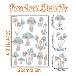 Rainbow Suncatcher Window Stickers PVC Cat Butterfly Prism Glass Wall Sticker Home Kids Bedroom Decoration Self Adhesive Decal (ONLINE ORDER ONLY)