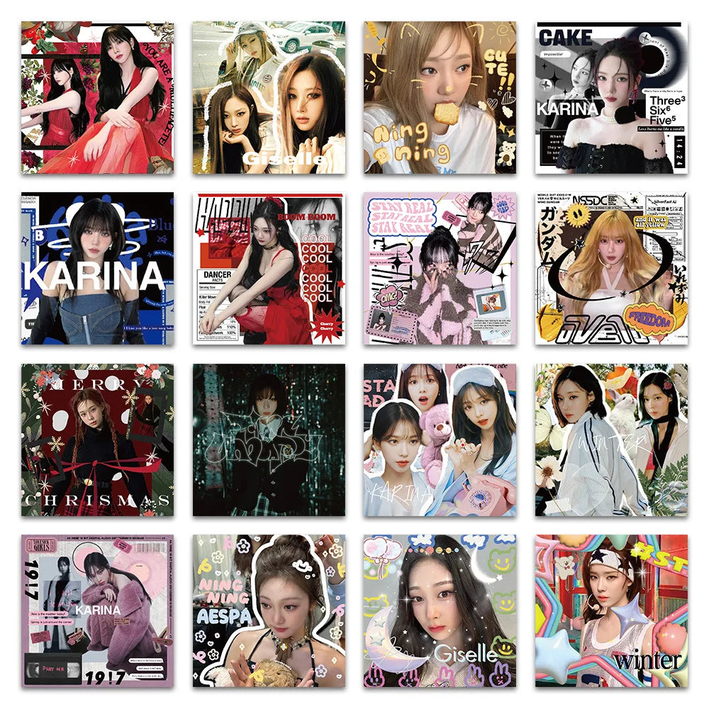 K-pop Star Idol Girls Band Sticker Packs (Online Order Only)