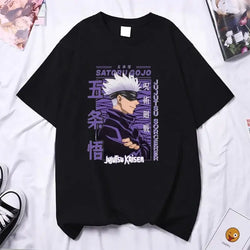 Gojo Satoru T-shirt High Quality Y2k Anime Tee (ONLINE ORDER ONLY)