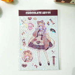 Ins Cute Angel Princess Baseball Girl Sticker Scrapbooking DIY Album Decoration Sticker Aesthetic Personalized Kawaii Stationery (ONLINE ORDER ONLY)