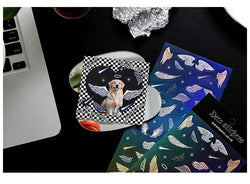 Korea Ins Sweet Love Chain Dialog Decorative Stickers Hand Account Idol Card DIY Material Sticker Personalized Kawaii Stationery (ONLINE ORDER ONLY)