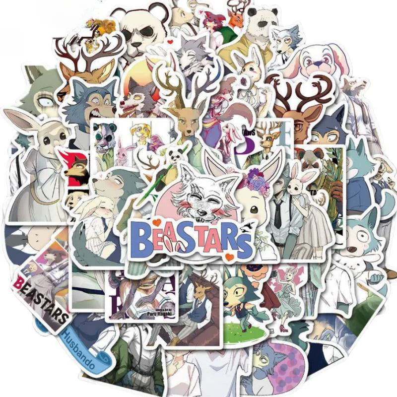 BEASTARS Stickers Pack for Laptop, Phone, Water Bottle, Scooter, Suitcase, Refrigerator (Online Order Only)