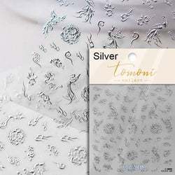 Charming Blue Sparrow Feather Rhinestone Wings Peacock Sparrow Dreamy Jelly Stars Self Adhesive Nail Art Stickers Manicure Decal (ONLINE ORDER ONLY)