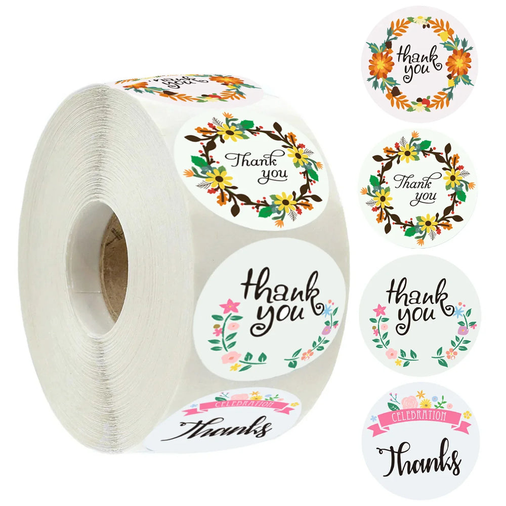 500Pcs Round Dog Paw Print Thank You Label Stickers Used for Shipping and Mailing Box Seal Labels Decorative Gifts Stickers (ONLINE ORDER ONLY)