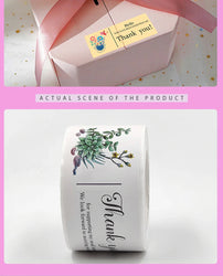 120pcs This Package Nice To Meet You Too Sticker Thank You Small Business Handmade Merchandise Decoration  Seal Label (ONLINE ORDER ONLY)