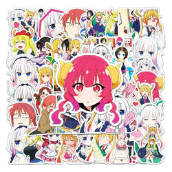 Dragonmaid Stickers Pack for Laptop, Phone, Car, Scooter, Water Bottle, Fridge, Stationery (Online Order Only)