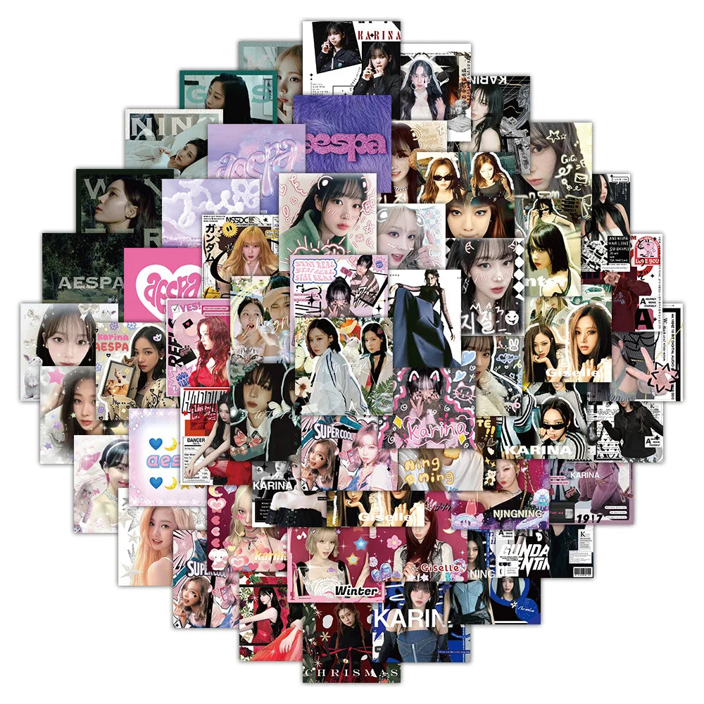 K-pop Star Idol Girls Band Sticker Packs (Online Order Only)