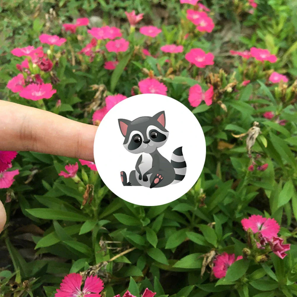 100-500pcs Animal Reward Sticker Cute Cartoon Stickers For Children Holiday Gift Decoration DIY Decorative Sealant Stationery (Online Order Only)