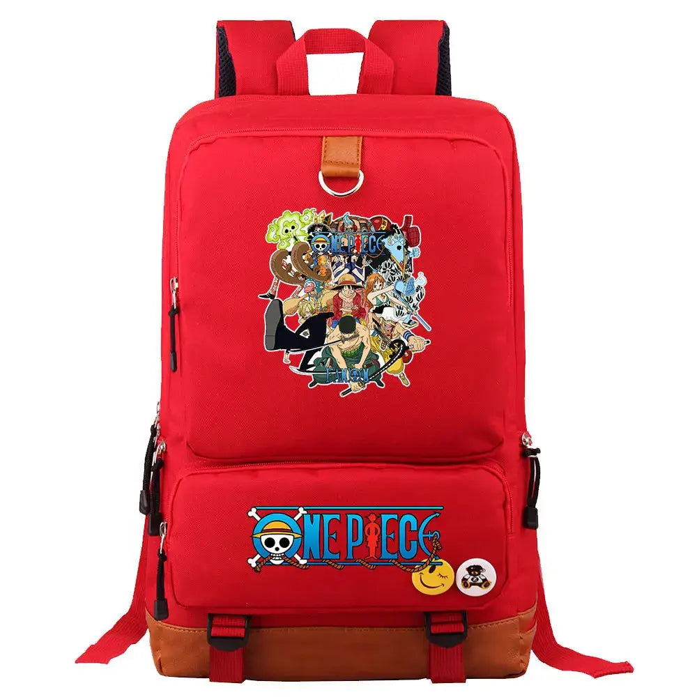 One Piece Luffy Printed Unisex Backpack School Travel Bag (ONLINE ORDER ONLY)