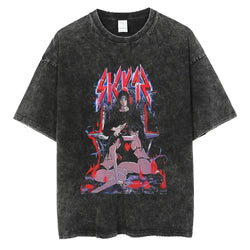 Naruto Rock Lee Streetwear T Shirt Vintage Washed Black (ONLINE ORDER ONLY)