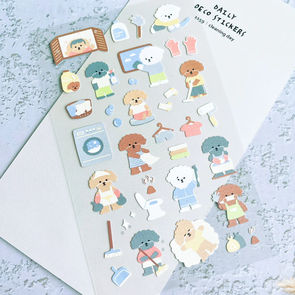 Korean Import Original Suatelier Daily Stickers Scrapbooking Diy Journal Stationery Sticker Children Decor Art Supply (Online Order Only)