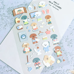 Korean Import Original Suatelier Daily Stickers Scrapbooking Diy Journal Stationery Sticker Children Decor Art Supply (Online Order Only)